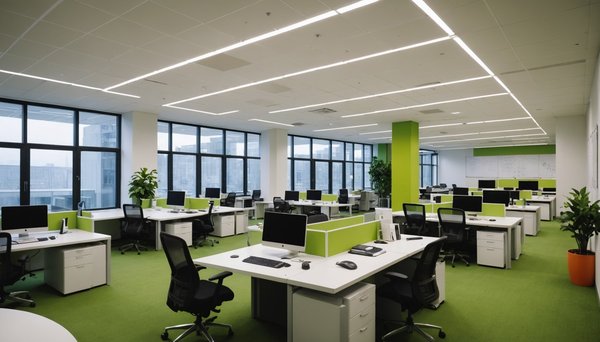 aménagement de bureau éco responsable pour une entreprise durable et productive
